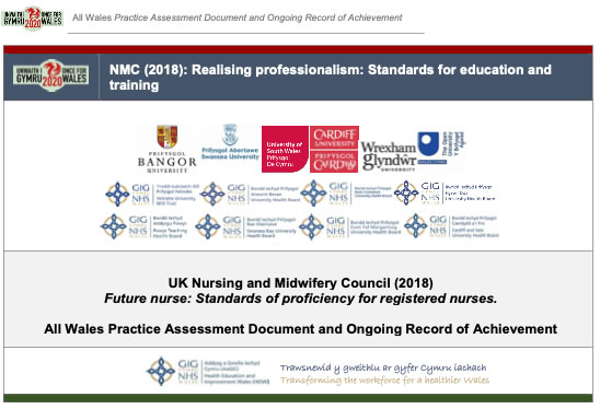All Wales Practice Assessment Document and Ongoing Record of Achievement